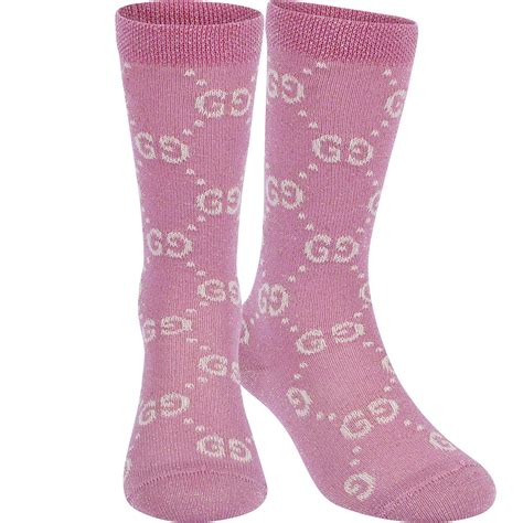 pink sparkly gucci socks|pink gucci socks kids.